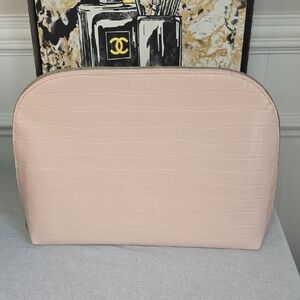 Sonia Kashuk Blush Croc-Embossed Cosmetic Bag